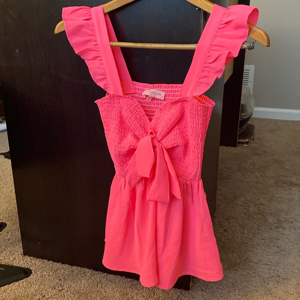 Adorable pink tank